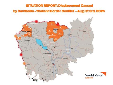 Situation Report: Displacement Caused by Cambodia –Thailand